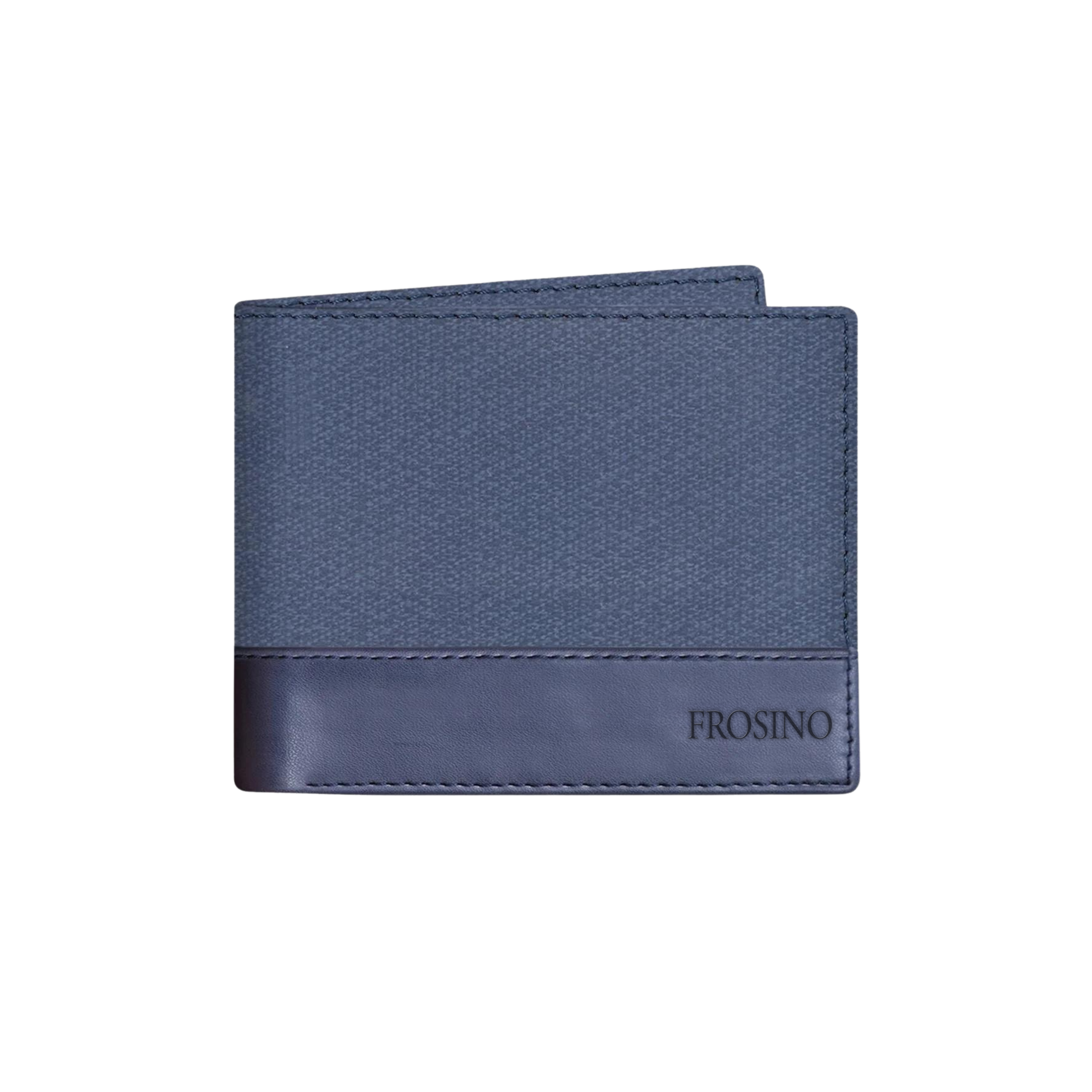 Frosino Men Blue Artificial Leather Wallet - Regular Size (4 Card Slots)