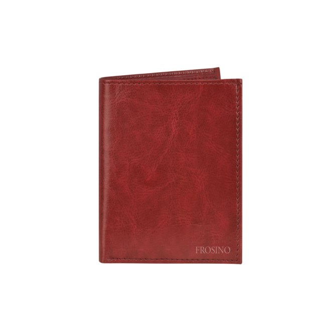 Frosino Men Green Artificial Leather Card Holder - Mini  (6 Card Slots)