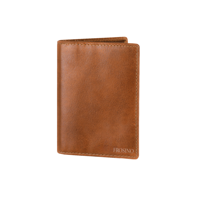 Frosino Men Green Artificial Leather Card Holder - Mini  (6 Card Slots)