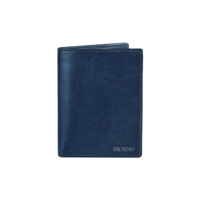 Frosino Men Green Artificial Leather Card Holder - Mini  (6 Card Slots)