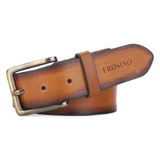 Frosino Men Casual Genuine Leather Belt